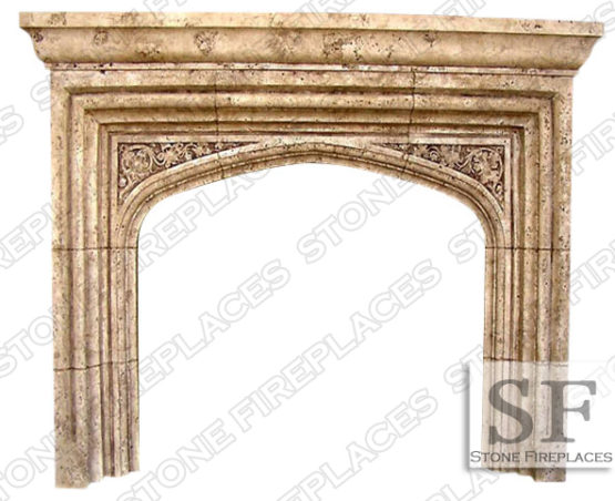 Tudor Fireplace Mantel Cast Stone
